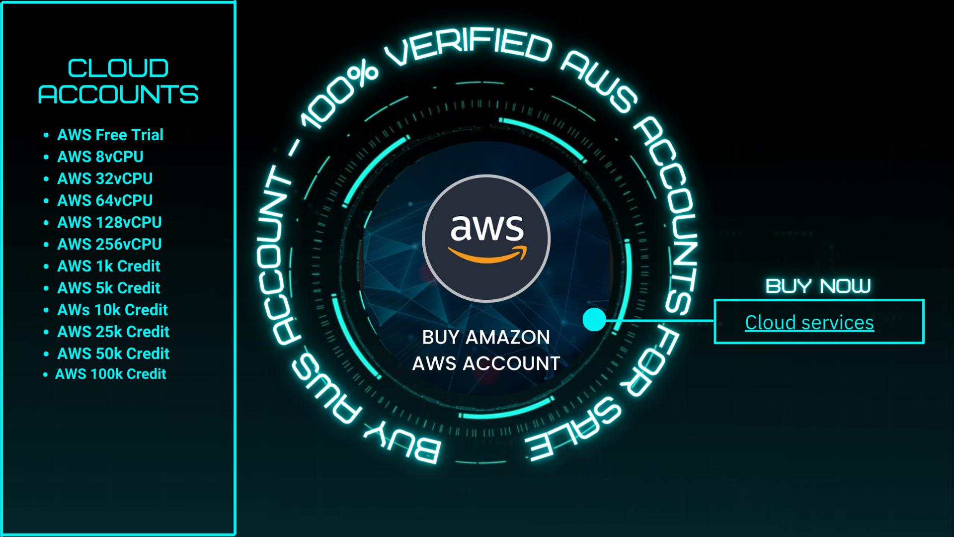 Buy AWS Account – 100%  Verified AWS Accounts for Sale
